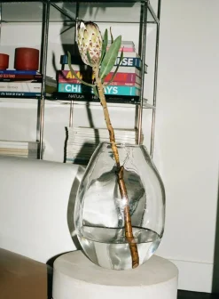 SUSAN BIJL Kitchen & Tableware^Addled Vase Clear, Large, Nienke Sikkema - Rira Objects
