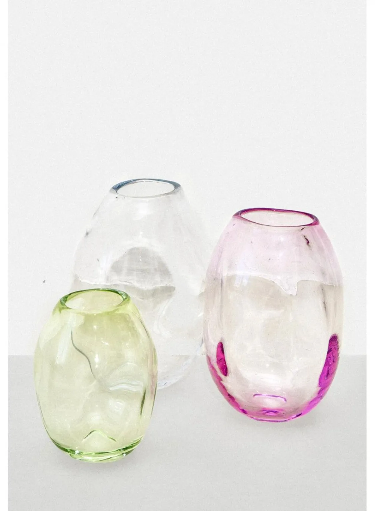 SUSAN BIJL Kitchen & Tableware^Addled Vase Clear, Large, Nienke Sikkema - Rira Objects