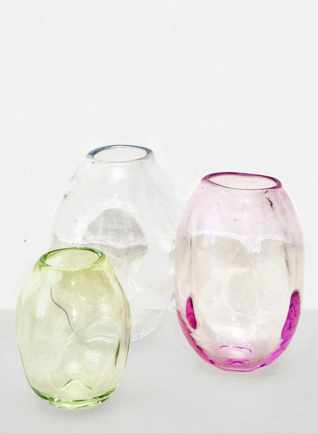 SUSAN BIJL Kitchen & Tableware^Addled Vase Clear, Small, Nienke Sikkema - Rira Objects