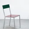 SUSAN BIJL Meubels^Alu Chair, Bordeaux Seat, Candy Green Back - Muller Van Severen