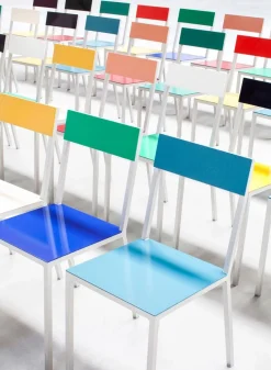 SUSAN BIJL Meubels^Alu Chair, Curry Seat, Candy Purple Back - Muller Van Severen