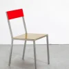 SUSAN BIJL Meubels^Alu Chair, Curry Seat, Red Back - Muller Van Severen