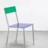 SUSAN BIJL Meubels^Alu Chair, Dark Blue Seat, Green Back - Muller Van Severen
