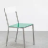 SUSAN BIJL Meubels^Alu Chair, Green Seat, White Back - Muller Van Severen