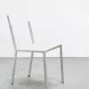 SUSAN BIJL Meubels^Alu Chair, Ivory Seat, White Back - Muller Van Severen