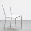 SUSAN BIJL Meubels^Alu Chair, White Seat, White Back - Muller Van Severen