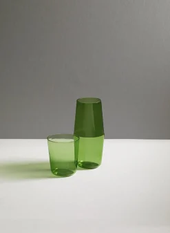 SUSAN BIJL Glaswerk^Carafe & Tumbler, Diamine Green - R+D.Lab