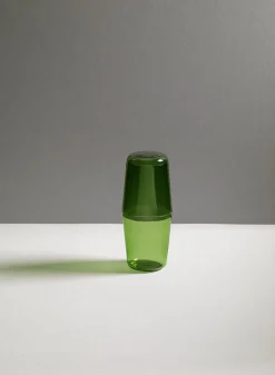 SUSAN BIJL Glaswerk^Carafe & Tumbler, Diamine Green - R+D.Lab