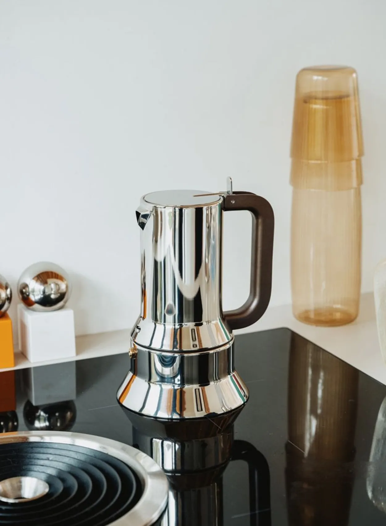 SUSAN BIJL Kitchen & Tableware^Espresso Coffee Maker, 6 Cups - Alessi