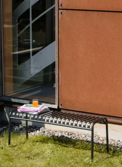 SUSAN BIJL Meubels^Palissade Bench, Anthracite - Hay