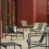 SUSAN BIJL Meubels^Palissade Ottoman, Anthracite - Hay