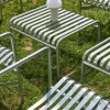 SUSAN BIJL Meubels^Palissade Ottoman, Galvanised Steel - Hay
