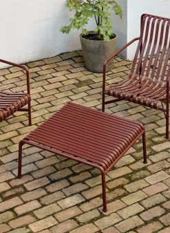 SUSAN BIJL Meubels^Palissade Ottoman, Iron Red - Hay
