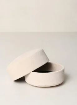 SUSAN BIJL Wand^Pastille Box S, Ivoire Suede - Michael Verheyden