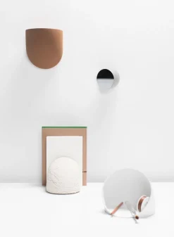 SUSAN BIJL Wand^Porcelain Table Organizer, White - Destroyers Builders