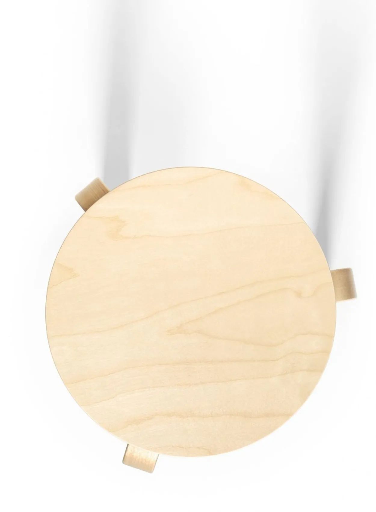 SUSAN BIJL Meubels^Stool 60, Legs Birch, Seat Birch -Artek