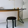 SUSAN BIJL Meubels^Stool 60, Legs Black, Seat Black - Artek