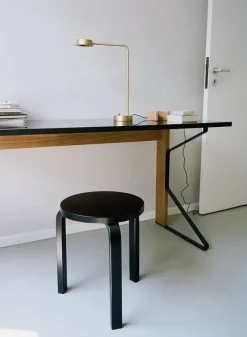 SUSAN BIJL Meubels^Stool 60, Legs Black, Seat Black - Artek