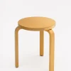 SUSAN BIJL Meubels^Stool 60, Legs Honey, Seat Honey - Artek