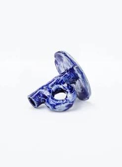 SUSAN BIJL Kaarsenhouders^Studio Candlestick In Dark Blue - Niko June