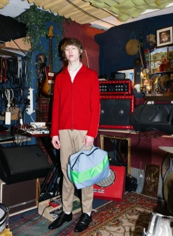 SUSAN BIJL The New 24/7 Bag^The New 24/7 Bag Fuzz & Greenscreen One Size