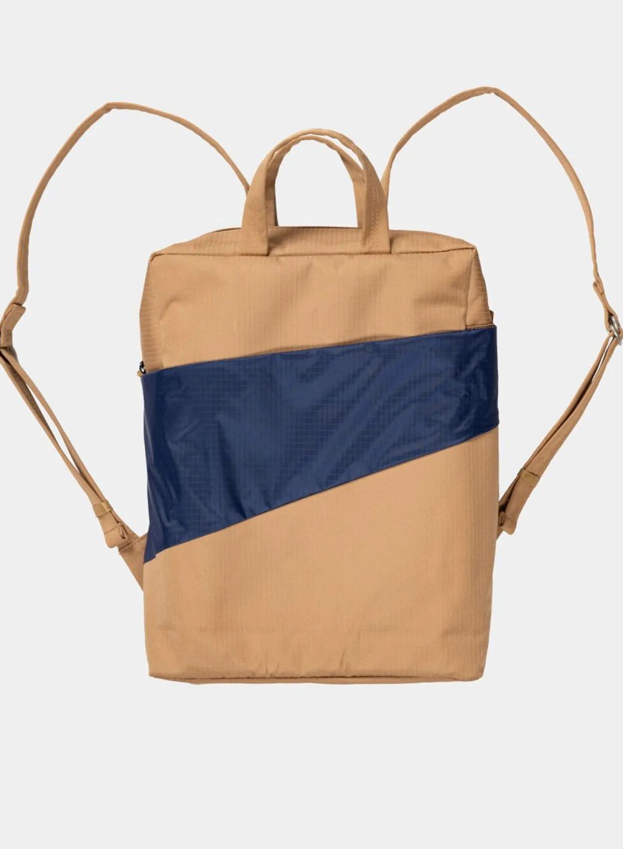 SUSAN BIJL The New Backpack^The New Backpack Camel & Navy