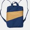 SUSAN BIJL The New Backpack^The New Backpack Navy & Camel