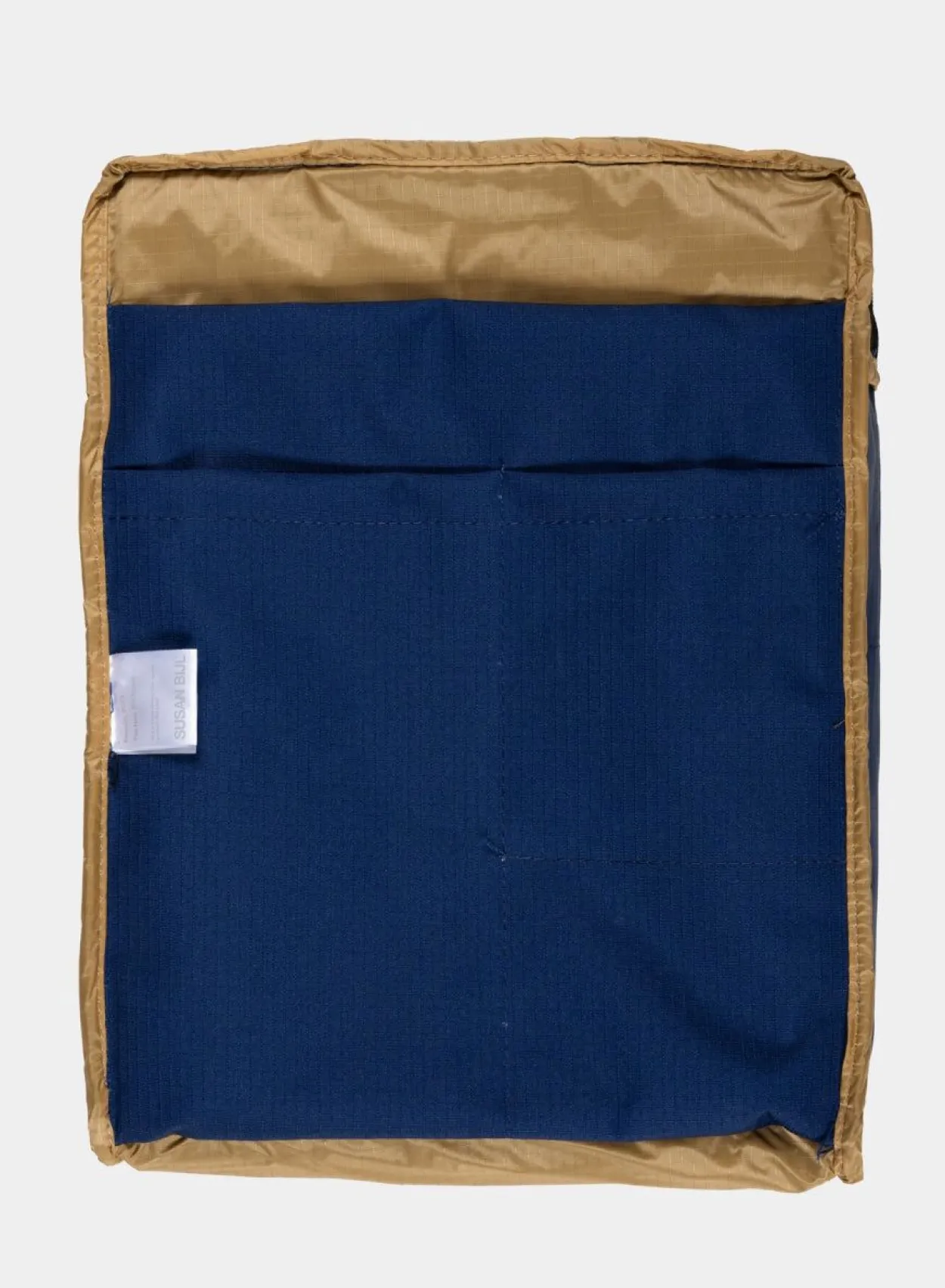 SUSAN BIJL The New Backpack^The New Backpack Navy & Camel