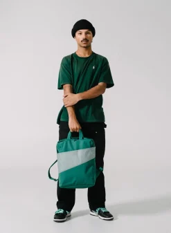 SUSAN BIJL The New Backpack^The New Backpack Pine & Grey