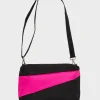 SUSAN BIJL The New Bum Bag^The New Bum Bag Black & Pretty Pink Medium
