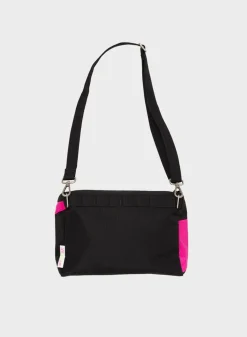 SUSAN BIJL The New Bum Bag^The New Bum Bag Black & Pretty Pink Medium