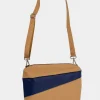 SUSAN BIJL The New Bum Bag^The New Bum Bag Camel & Navy Medium