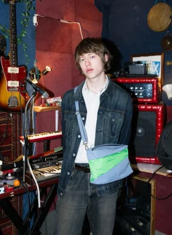 SUSAN BIJL The New Bum Bag^The New Bum Bag Fuzz & Greenscreen Medium