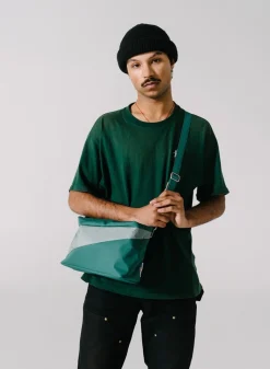 SUSAN BIJL The New Bum Bag^The New Bum Bag Pine & Grey Medium