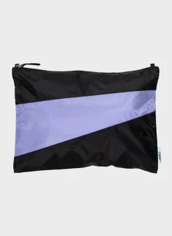 SUSAN BIJL The New Pouch^The New Pouch Black & Treble Large