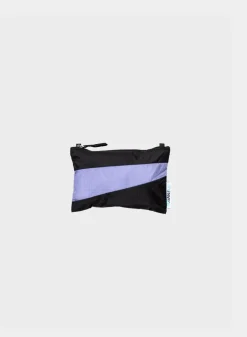 SUSAN BIJL The New Pouch^The New Pouch Black & Treble Small