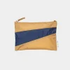 SUSAN BIJL The New Pouch^The New Pouch Camel & Navy Medium