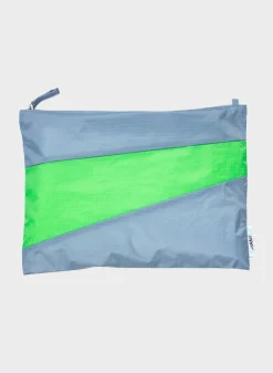 SUSAN BIJL The New Pouch^The New Pouch Fuzz & Greenscreen Large