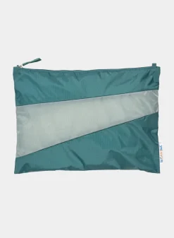 SUSAN BIJL The New Pouch^The New Pouch Pine & Grey Large