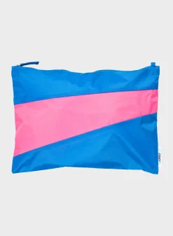 SUSAN BIJL The New Pouch^The New Pouch Wave & Fluo Pink Large