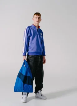 SUSAN BIJL The New Shopping Bag^The New Shopping Bag Blue & Navy Large