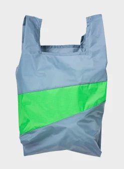 SUSAN BIJL The New Shopping Bag^The New Shopping Bag Fuzz & Greenscreen Large