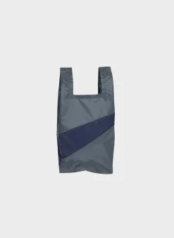 SUSAN BIJL The New Shopping Bag^The New Shopping Bag Go & Navy Small