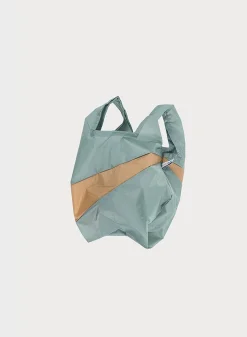 SUSAN BIJL The New Shopping Bag^The New Shopping Bag Grey & Camel Small