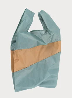 SUSAN BIJL The New Shopping Bag^The New Shopping Bag Grey & Camel Large