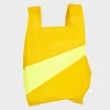 SUSAN BIJL The New Shopping Bag^The New Shopping Bag Helio & Fluo Yellow Medium