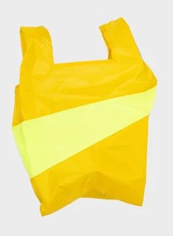 SUSAN BIJL The New Shopping Bag^The New Shopping Bag Helio & Fluo Yellow Large
