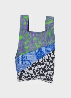 SUSAN BIJL The New Shopping Bag^The New Shopping Bag Kiki Bouba Blue Medium