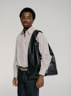 SUSAN BIJL The New Shopping Bag^The New Shopping Bag Large, Oil Black