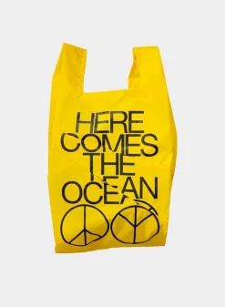SUSAN BIJL The New Shopping Bag^The New Shopping Bag Ocean Tv Yellow Medium